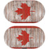 Canadian Flag Dark Wood Galaxy Buds Skin